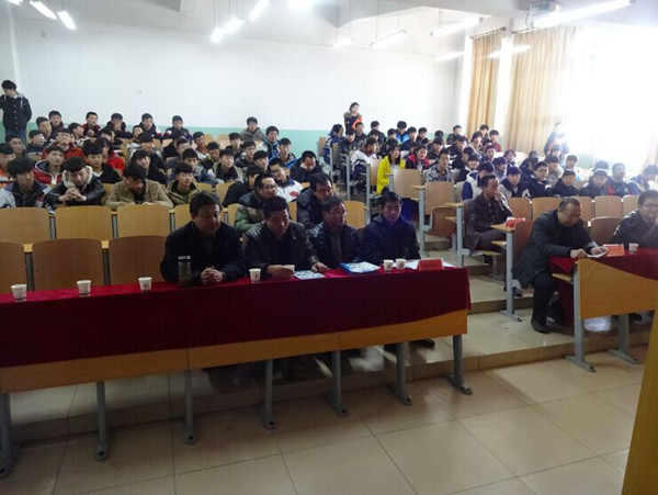 康保县职教中心、中学师生来BEAT365官网参观考察