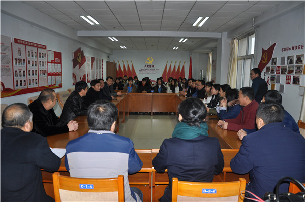 肃宁职教中心师生到BEAT365官网参观交流