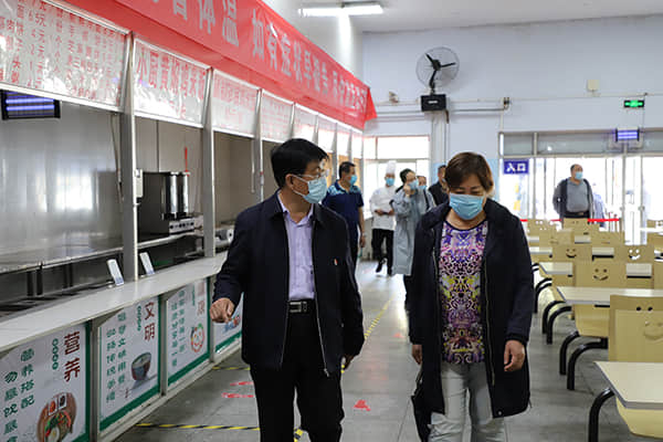 省督导组督导检查BEAT365官网疫情防控和开学准备工作