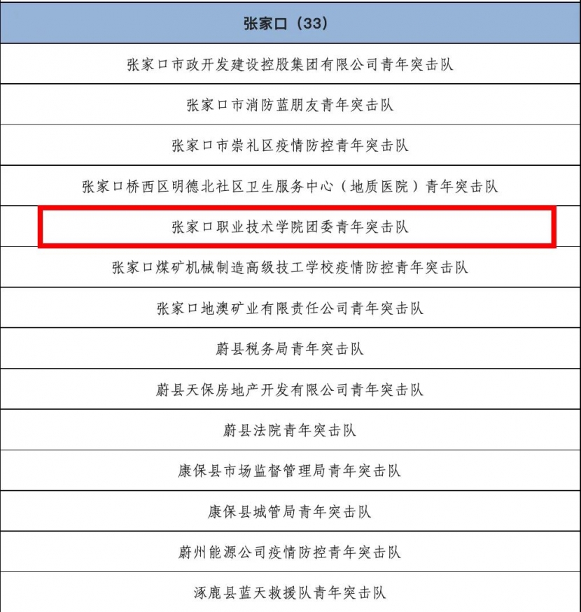 喜报 | BEAT365英国官网网站团委青年突击队被共青团河北省委认定为“河北青年突击队”